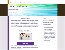 Tablet Screenshot of hineshandiwork.com
